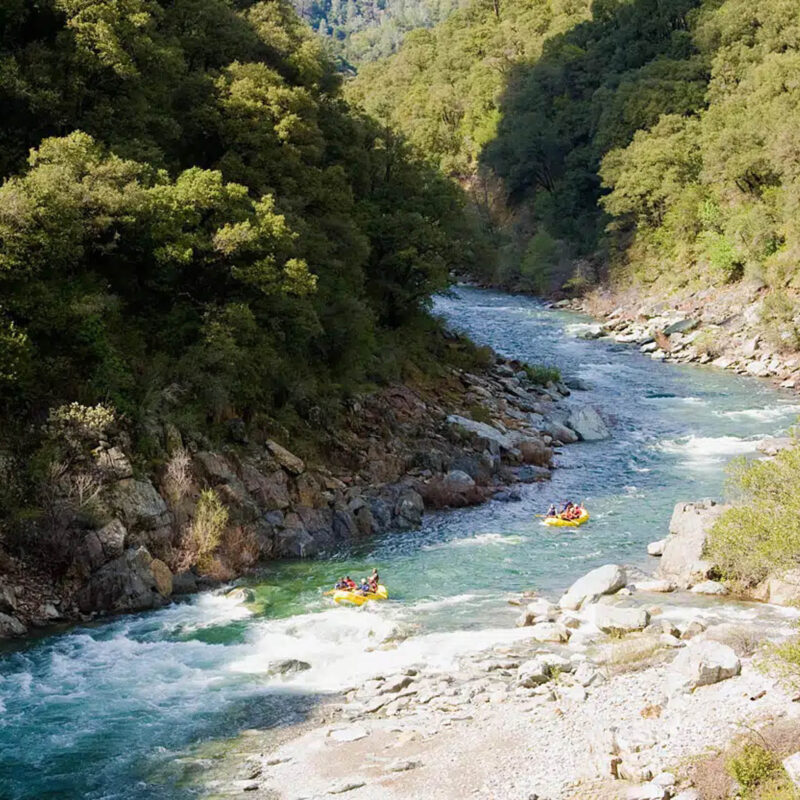 Rafting the North Fork of the American River.