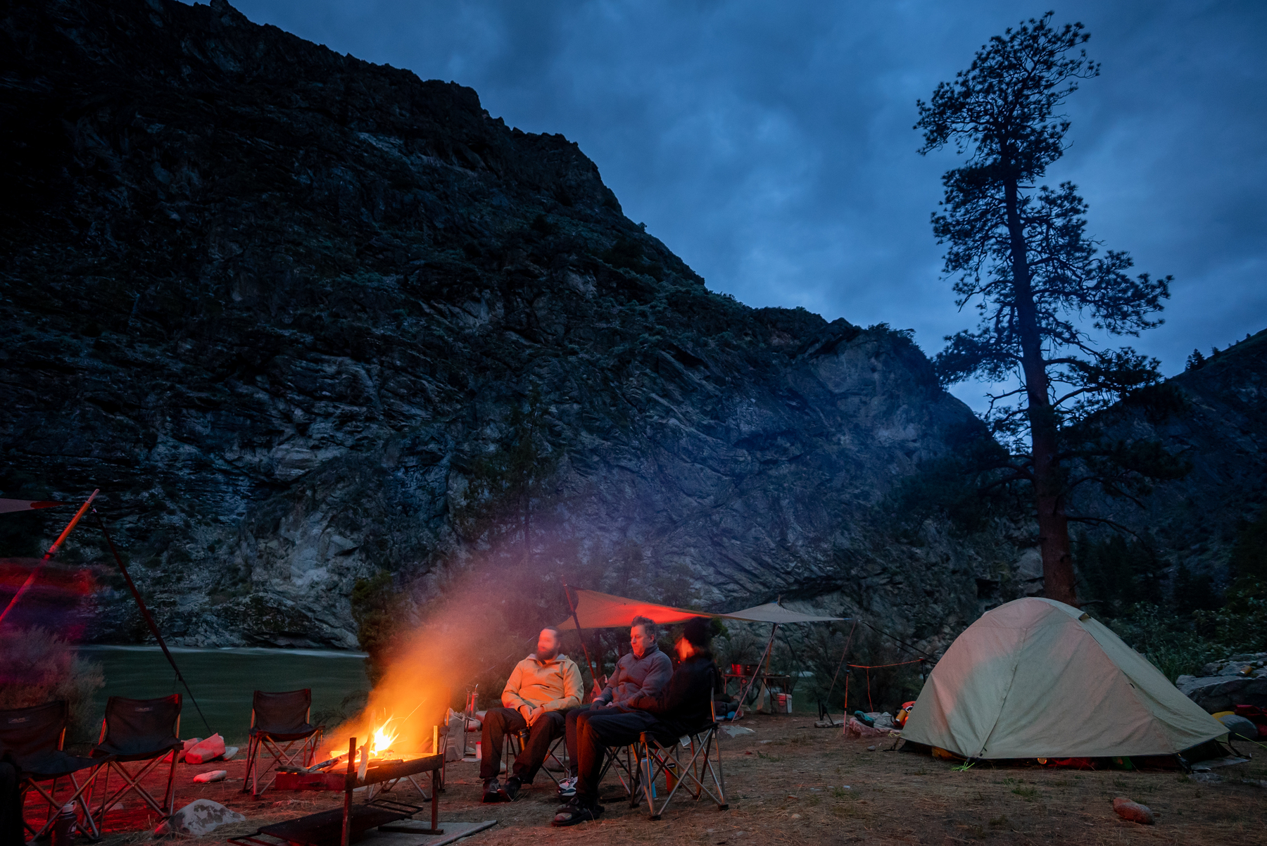 Camping along Idaho's Middle Fork of the Salmon River