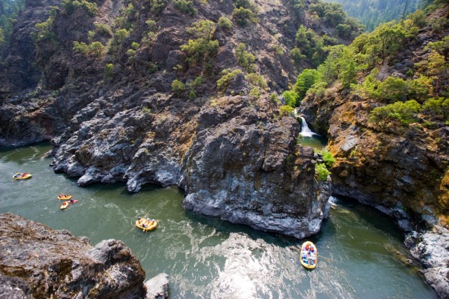 World Class River Views: Stair Creek Falls, Rogue River |Photo: TL Barbutes