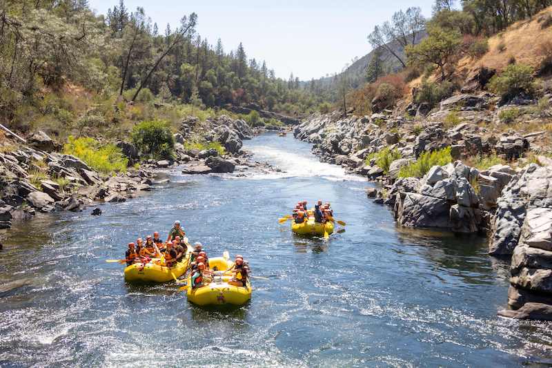 Floating with OARS on the South Fork of the American River