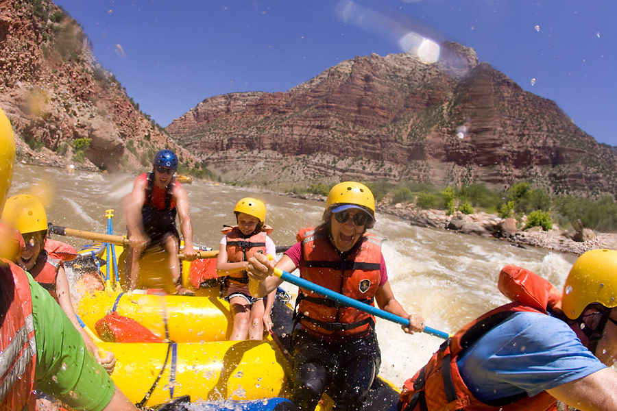 Yampa River rafting family adventure