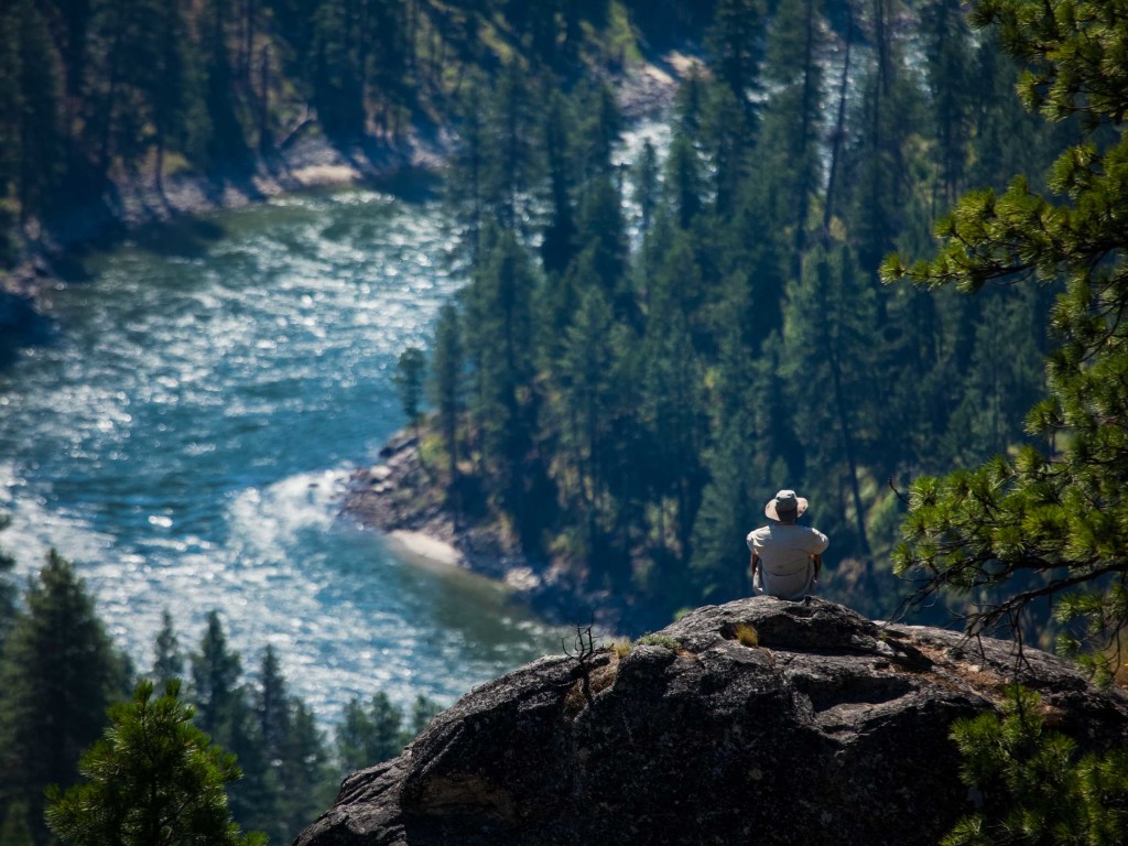 Whitewater rafting on the Main Salmon River in central Idaho.