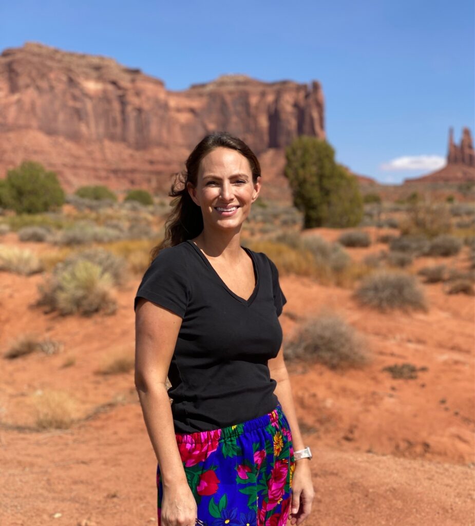 Heather Tanana on the Navajo reservation in Monument Valley, Utah | Photo courtesy Heather Tanana