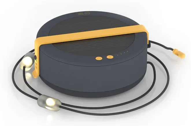 Luci string lights with detachable battery pack