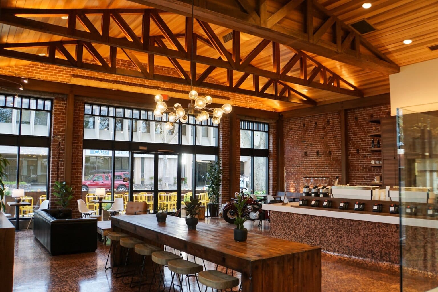 A view of the interior of Temple Coffee Roasters on K Street in Sacramento