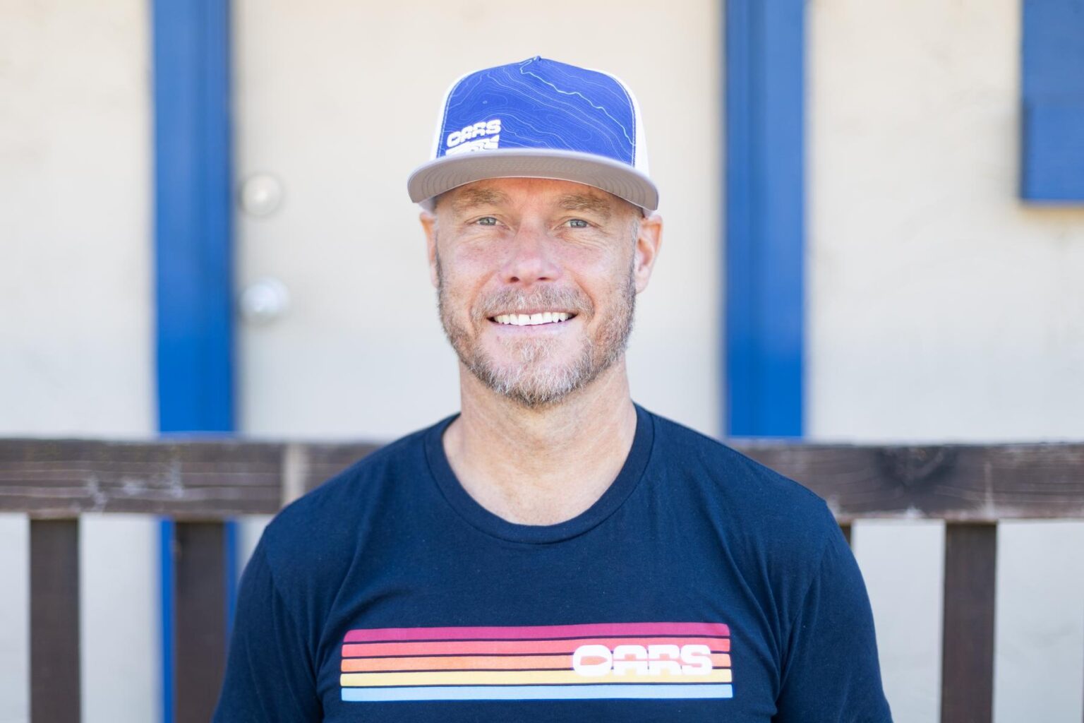 OARS President Tyler Wendt poses in front of company headquarters in Angels Camp, CA