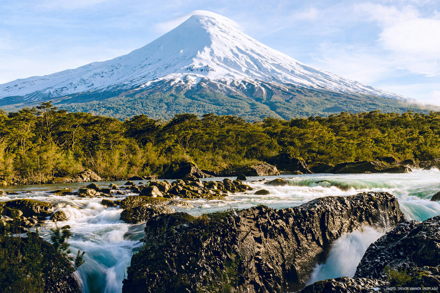 Volcano near Puerto Varas in Chile