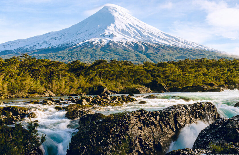 Volcano near Puerto Varas in Chile