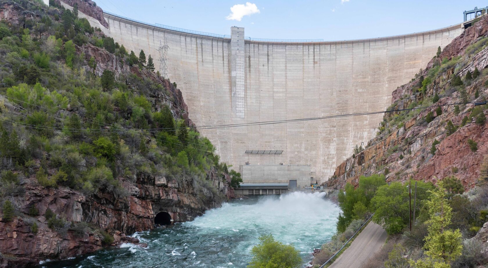 Water release rom Flaming Gorge Dam May 2026