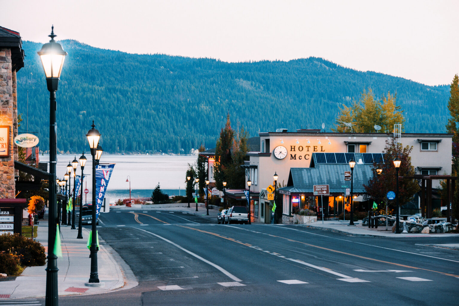Historic Hotel McCall located downtown McCall, ID on the shore of Lake Payette.